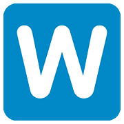 🇼 Emoji Letra do símbolo indicador regional W na Twitter Twemoji 2.6.