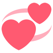 💞 Emoji Corações Girando na Twitter Twemoji 2.6.