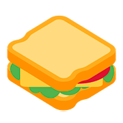 Emoji 🥪 Sandwich su Twitter Twemoji 2.6.