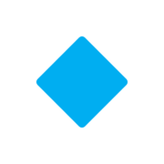 🔹 Emoji Rombo Azul Pequeño en Twitter Twemoji 2.6.