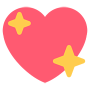 💖 Emoji Corazón Brillante en Twitter Twemoji 2.6.