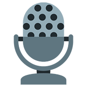 Emoji 🎙️ Microfono Radiofonico su Twitter Twemoji 2.6.