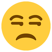 Emoji 😒 Faccina Contrariata su Twitter Twemoji 2.6.