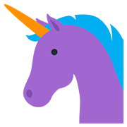 Emoji 🦄 Unicorno su Twitter Twemoji 2.6.
