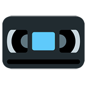 Emoji 📼 Videocassetta su Twitter Twemoji 2.6.