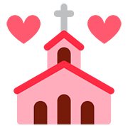 💒 Emoji Iglesia Celebrando Boda en Twitter Twemoji 2.6.