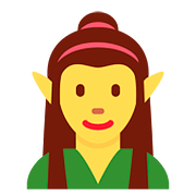 🧝‍♀️ Emoji Elfa na Twitter Twemoji 2.6.