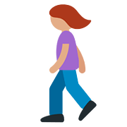🚶🏽‍♀️ Emoji Mujer Caminando: Tono De Piel Medio en Twitter Twemoji 2.6.