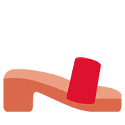 Emoji 👡 Sandalo Da Donna su Twitter Twemoji 2.6.