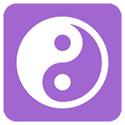 ☯️ Emoji Yin und Yang Twitter Twemoji 2.6.