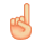 Emoji ☝🏼 Indice Verso L’alto: Carnagione Abbastanza Chiara su VKontakte(VK) 1.0.
