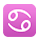 Emoji ♋ Segno Zodiacale Del Cancro su VKontakte(VK) 1.0.