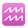 Emoji ♒ Segno Zodiacale Dell’Acquario su VKontakte(VK) 1.0.