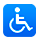 Émoji ♿ Symbole Accès Handicapés sur VKontakte(VK) 1.0.