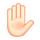 ✋🏻 Emoji erhobene Hand: helle Hautfarbe VKontakte(VK) 1.0.