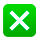 ❎ Emoji Kreuzsymbol im Quadrat VKontakte(VK) 1.0.