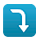 Emoji ⤵️ Freccia Curva In Basso su VKontakte(VK) 1.0.