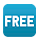 🆓 Emoji Wort „Free“ in blauem Quadrat VKontakte(VK) 1.0.