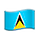 Emoji 🇱🇨 Bandiera: Saint Lucia su VKontakte(VK) 1.0.