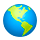 Émoji 🌎 Globe Tourné Sur Les Amériques sur VKontakte(VK) 1.0.