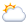 🌥️ Emoji Sol Detrás De Una Nube Grande en VKontakte(VK) 1.0.