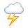 🌩️ Emoji Nuvem Com Trovão na VKontakte(VK) 1.0.
