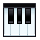 Emoji 🎹 Piano su VKontakte(VK) 1.0.