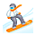 🏂🏻 Emoji Snowboarder(in): helle Hautfarbe VKontakte(VK) 1.0.