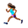 Mujer Corriendo: Tono De Piel Oscuro Medio VKontakte(VK) 1.0.