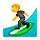 Emoji 🏄 Persona Che Fa Surf su VKontakte(VK) 1.0.