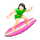 🏄🏻‍♀️ Emoji Mujer Haciendo Surf: Tono De Piel Claro en VKontakte(VK) 1.0.