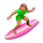 Emoji 🏄🏽‍♀️ Surfista Donna: Carnagione Olivastra su VKontakte(VK) 1.0.
