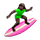 Emoji 🏄🏿‍♀️ Surfista Donna: Carnagione Scura su VKontakte(VK) 1.0.