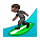 🏄🏿‍♂️ Emoji Hombre Haciendo Surf: Tono De Piel Oscuro en VKontakte(VK) 1.0.