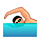 Emoji 🏊🏽 Persona Che Nuota: Carnagione Olivastra su VKontakte(VK) 1.0.