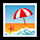 Emoji 🏖️ Spiaggia Con Ombrellone su VKontakte(VK) 1.0.