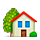 Emoji 🏡 Casa Con Giardino su VKontakte(VK) 1.0.