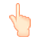 👆🏻 Emoji nach oben weisender Zeigefinger von hinten: helle Hautfarbe VKontakte(VK) 1.0.