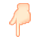 👇🏻 Emoji nach unten weisender Zeigefinger: helle Hautfarbe VKontakte(VK) 1.0.