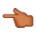 Emoji 👈🏾 Indice Verso Sinistra: Carnagione Abbastanza Scura su VKontakte(VK) 1.0.