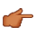 Emoji 👉🏾 Indice Verso Destra: Carnagione Abbastanza Scura su VKontakte(VK) 1.0.