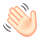 👋🏻 Emoji Mão Acenando: Pele Clara na VKontakte(VK) 1.0.