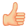 Emoji 👍🏼 Pollice In Su: Carnagione Abbastanza Chiara su VKontakte(VK) 1.0.