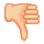 👎🏼 Emoji Daumen runter: mittelhelle Hautfarbe VKontakte(VK) 1.0.