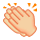 👏🏼 Emoji klatschende Hände: mittelhelle Hautfarbe VKontakte(VK) 1.0.