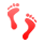 Emoji 👣 Impronta Di Piedi su VKontakte(VK) 1.0.