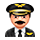 Emoji 👨‍✈️ Pilota Uomo su VKontakte(VK) 1.0.
