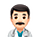 👨🏻‍⚕️ Emoji Arzt: helle Hautfarbe VKontakte(VK) 1.0.