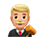 👨🏼‍⚖️ Emoji Juez: Tono De Piel Claro Medio en VKontakte(VK) 1.0.