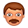 Emoji 👨🏽 Uomo: Carnagione Olivastra su VKontakte(VK) 1.0.